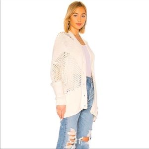 Wildfox * Backyard Cardigan * Vanilla * Sz M *